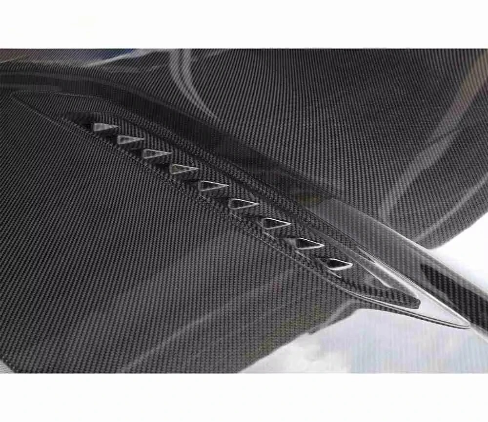 MODEL 3/Y Double-sided Carbon Fiber Engine Hood Cover Bonnet a Style for  Model 3 Y Replacement Body Kit